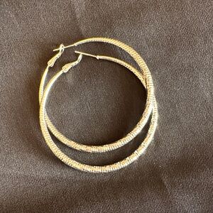 Elegant Silver Hoop Earrings